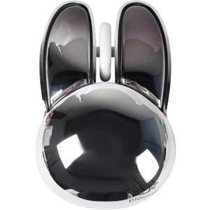 Wireless Mouse Cute Bunny Bluetooth Dual-Mode Computer Mouse Small Quiet USB Optical Silent Kawaii Rabbit Travel Cordless Mice for PC Laptop Computer Desktop iPad Macbook NoteBook Kids-Silver