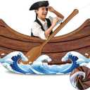 Nautical party Decoration Boat Photo Booth Prop Canoe Fabric Photo Banner Backdrop Sailor party decor Sailor Birthday Parties Supplies For Nautical Parties Supplies Favors Beach Theme Decoration