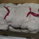 CHEERHOME PETS Elevated Cat Couch Bed for Indoor Cats, Wooden Cat Sofa with Removable Washable Fluffy Cover Raised Kitty Lounge Chair Suitable for Puppy(Cat Sofa,Khaki-Light Gray)