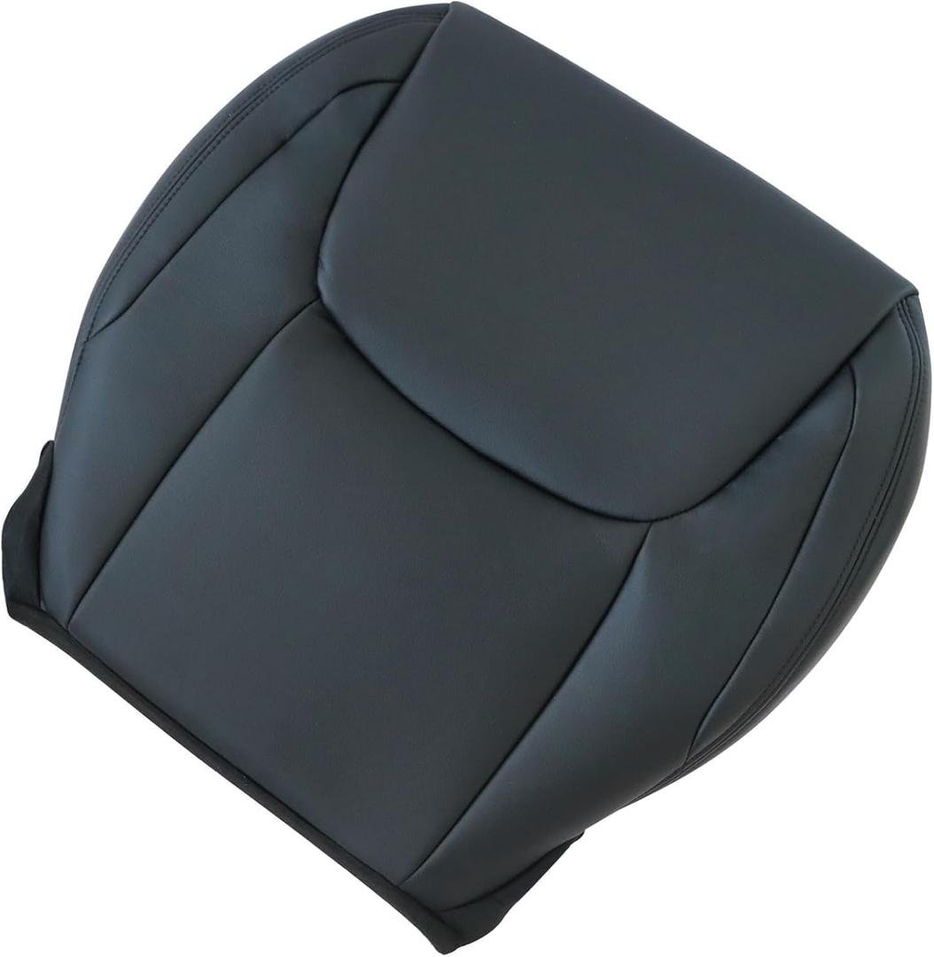 FZJDSD Black Driver Side Bottom Microfiber Leather Seat Cover Insert Compatible with Toyota Sienna Limited LE XLE CE Limited 2004 2005 2006 2007 2008 2009 2010 Replacement