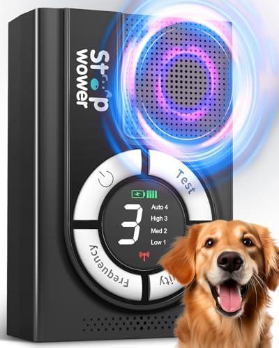 Anti Barking Device, Auto Dog Barking Control Device with 50FT, Rechargeable Bark Dog Deterrent Bark Box 3 Levels Dog Bark Deterrent Device for Outdoor/Indoor