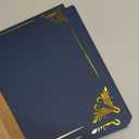 Fainne 100 Pcs Certificate Holder Foil Border Bulk 8.5 x 11 Inch Single Sided Award Diploma Cover for Letter Size Cardstock Document Paper Graduation School Marriage Supplies