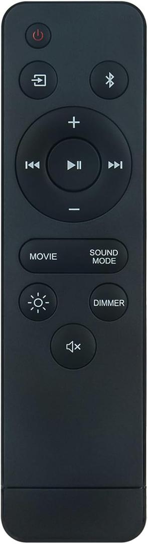 100075108 Replacement Remote Control Commander Compatible with ONN Soundbar 100075108