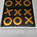 Classic Tic Tac Toe Game, Strategy and Fun Games for Kids, Tabletop Board Games, Party Favours for KidsGolden Tic-Tac-Toe Board Temperament Home Dcor, Gold