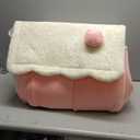 Dog House Indoor Memory Sponge, Foldable Dog House Kennel Bed Mat with Cushion for Small Medium Large Dogs Cats, Winter Warm Cat Nest Puppy Cave Sofa Pet Products (Pink, XL)