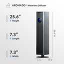 Aromadd 1500ml Scent Air Machine for Home, 4000 sq. ft Coverage Waterless Diffuser Essential Oil Diffuser Hotel Scent Diffuser Cold Air Nebulizer for Large Room Hotel Office (Titanium Gray)