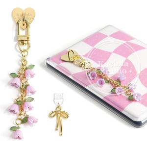 Kaciola Charm Chains for Kindle, Cute E-reader Phone Charm Bracelets Accessories Gift for Reader Booklovers Women Men, Charms Compatible for Kindle/E-Reader/Phone (B01-B07)