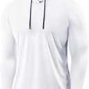 CADMUS Men's Workout Long Sleeve Fishing Shirts UPF 50+ Sun Protection Dry Fit Hoodies Size 3XL