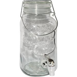 Mason Glass Drink Dispenser 4L