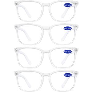 4 PACKS Blue Light Blocking Reading Glasses Women 1.0 1.25 1.5 1.75 2.0 2.25 2.5 2.75 3.0 3.5 4.0 5.0 6.0