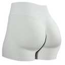 AUROLA Influence Collection Workout Shorts for Women,No Roll Up New Scrunch Seamless Gym Short-2.5" Inseam, Glacier Gray, M