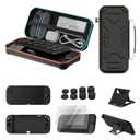 2 x Hosanwell Switch2 13 in 1 Accessories Set for 2025 Nintendo Switch2 Model,Switch2 Hard Carrying Case with Switch2 Protective Case,8 Thumb Grip,2 Screen Protector,1 Stand