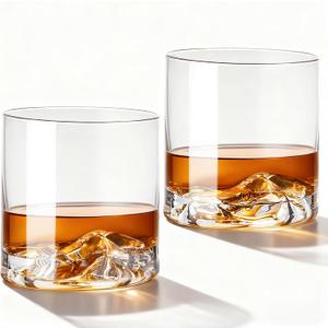 Whiskey Glasses Set of 2 Pack,Old Fashioned Glasses Rocks Glasses for Bourbon,Scoth,Cocktail