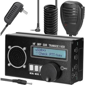 uSDR uSDX 8 Bands SDR All Mode High Frequency SSB QRP Transceiver with Power and SWR Indicator
