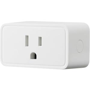 Amazon Basics Smart Plug with Timer Function, Voice Control, WiFi 2.4 GHz, APP Control, Schedule, Works with Alexa Only, No Hub Required, White (1 Pack)