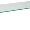 Kantek Glass Monitor Riser with 5mm Tempered Glass Platform and 40-Pound Capacity, 22-Inch W x 8.25-Inch D x 3.25-Inch H, Clear Glass (MS370)