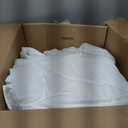 10 Pack White Round Tablecloths, 120 Inch Stain Resistant and Wrinkle Polyester Fabric Washable Table Clothes Cover for Kitchen Dining, Wedding, Reception Banquet, Birthday Party, Buffet Restaurant