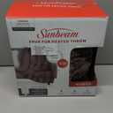 Sunbeam Royal Luxe Night Fog Heated Blanket 12-Heat Settings Auto Off Machine Washable Twin