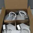 Fly Fans for Tables, Fly Repellent Fan Outdoor Indoor Keep Flies Away, Repellent Fans for Tables with Holographic Blades for Picnic, Party, Restaurant, Kitchen, and BBQ, 4 Pack Silver