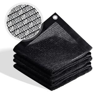 ARKOST 30% Shade Cloth for Garden 5x10 FT, Outdoor Sun Shade Netting with Reinforced Grommets, Pergola Shade Cover Mesh Tarp for Plants Patio Greenhouse Chicken Coop, Black