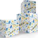 2 x The Dreidel Company Hanukkah theme Gift Wrap Design, Chanukah Gift Wrap 28" X 20" inch Sheet Chanukah Wrapping Paper (Single (2 Sheets))