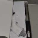 Leebein Electric Spin Scrubber, Cordless Cleaning Brush with 8 Replaceable Brush Heads, Tub and Floor Tile 360 Power Scrubber Dual Speed with Adjustable & Detachable Handle for Bathroom Kitchen Car (White)