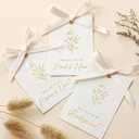 11 Pcs Bridesmaid Proposal Card with Ribbon Bow Floral Metallic Bridal Gift 8 Will You Be My Bridesmaid 2 Maid of Honor 1 Matron of Honor Invitation for Bridal Shower(White, Beige)