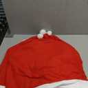 Christmas Chair Covers Hat Chair Back Covers for Xmas Holiday Chair Covers Set of 6, Stretch Parsons Chair Slipcovers Removable Washable kitchen for Home Hotel Banquet Holiday Decoration6Pcs (Red)