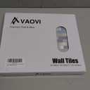 VAOVI Kitchen Tiles Backsplash Peel and Stick Metal Sticky Brick Mosaic Wall Stickers Bathroom Waterproof(10Tiles,Blue) (10sheets/pack)