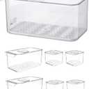 SANNO Vegetable Fruit Containers Fridge Containers,Freezer Produce Saver Produce Saver Containers for Refrigerator, Containers Produce Saver Produce
