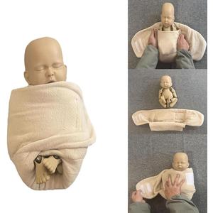 Newborn Baby Photography Props Wrap Mat Infant Boy Girl Stuffer Posing Wrap Assistant Posture for Photo Props Pad Poster