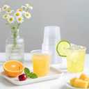 SIUQ 1500 Pack 3 oz Clear Plastic Cups, Disposable Bathroom Mouthwash Cups, Small Plastic Drinking Cup for Ice Tea, Tasting, Party, Picnic, BBQ, Travel and Event (EXP 12/31/36)