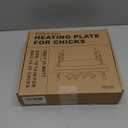 10" x 10" Chick Brooder Heating Plate with Anti Stand Cone, Brooder Heater for Chicks with Adjustable Heights