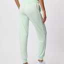 Real Essentials Women's Ultra-Soft Lounge Joggers Sweatpants Athletic Yoga Pants with Pockets Key Lime Green Large