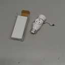 Light Socket to Plug Adapter with Bulb Control Switch, Convert E26 Light Socket to 3 Prong & 2 Prong Outlets and Light Bulb Socket, Polarized Light Bulb Plug Splitter for Garage Porch, ETL Listed