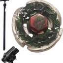 Battling Tops Metal Fusion with Launcher for Child and Boys, Stainlsee Steel Precision Gyro Anti-Grabity Spinning Tops, Balance Desktop Spinner Toys Gifts (Bb69)