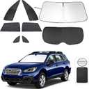 Window Shades for Subaru Outback Wagon 2015-2019 Accessories Car Side Full Windows Cover Camping Rear Triangular Windshield Sun Shade Sun UV Rays Privacy Protection 8PCS