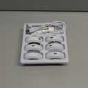 WILLED Rechargeable Puck Lights with Remote Control, 3 Color Temperatures and Timing Function, Dimmable Tap Light, Stick on Under Cabinet Lights, LED Puck Lights for Kitchen, Closet and Shelf(6 Pack) (Warm White - Cool White, White)