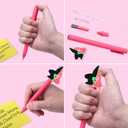 10 Pcs Halloween Ballpoint Pen DIY Retractable Gel Ink Pen Princess and Witch Cartoon Pens for Office Stationary Writing Pen Party Favors