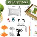 Kaaper Crochet Kit for Beginners for Adults, Learn to Dinosaur Crochet Kit, Crochet Animal Kit Starter Knitting with Step-by-Step Video (Green Dinosaur)