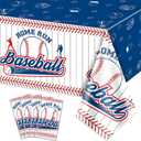 4 Pcs Baseball Tablecloths, Plastic Baseball Table Covers Rectangular Table Cloth for Baseball Themed Party Supplies Sports Event Birthday Party Decorations, 51x86 Inch (51 x 86inch)
