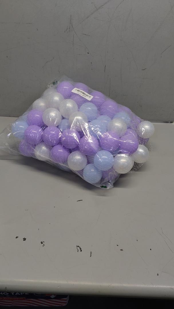 LANGXUN 50pcs 100pcs Soft Plastic Ball Pit Balls for Kids, Gift for Baby Toddler Birthday Christmas, Ball Pit Play Tent, Baby Pool Water Toys, Kiddie Pool, Party Decoration (Pack of 100)
