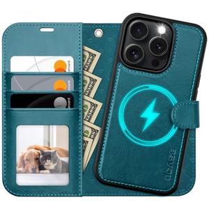 OCASE for iPhone 16 Pro Case Detachable Wallet Case with Card Holder, 2 in 1 Pu Leather Flip Folio with RFID Blocking Stand Wrist Strap Shockproof Phone Cover 6.3 Inch 2024, Peacock Blue OCASE for iPhone 16 Pro Case Detachable Wallet Case with Card Holder, 2 in 1 Pu Leather Flip Folio with RFID Blocking Stand Wrist Strap Shockproof Phone Cover 6.3 Inch 2024, Peacock Blue