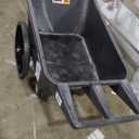 Rubbermaid Commercial Products 8.75 Cubic Foot, All-Weather, Big-Wheel Cart/Yard Cart/Lawn Cart/Wheelbarrow, Yardwork/Landscaping/DIY Projects, Durable/Weather Resistant, Black