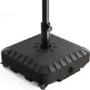 PUIPUM Wheel Terrace Umbrella Base, 120 Pound Outdoor Umbrella Frame Base, Heavy-Duty and Durable Umbrella Holder, Convenient to Move Outdoor Terrace/Pool Umbrella Holder (Black)