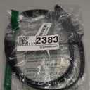 Silver Engraved Rope Edge Buckle Set Oil-Tanned Genuine Leather Western Ranger Belt (Black, 34)