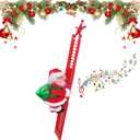 Santa Claus Musical Climbing Rope Ladder Toy with Christmas Music - Home Decoration for Parties