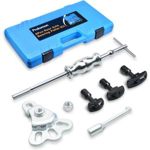 Prokomon Rear Axle Bearing Puller Kit; Rear Axle Puller Set; Rear Axle Bearing Removal Tool with Slide Hammer Yoke and 3 Rear Axle Adapters
Visit the Prokomon Store