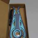 Jar Opener for Weak Hands, Seniors with Arthritis, 5 in 1 Multi Function Bottle Opener Lid Opener For Arthritic Hands with Non Slip Rubber Jar opener Gripper Pad and Corkscrew Wine Opener(BLUE)