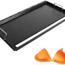 6789 Full Size Griddle Inserts for Weber Genesis II 400 Series Flat Top Grill Plate with Handles for Weber Genesis II E-410 S-410 E-435 S-435 LX E/S-440